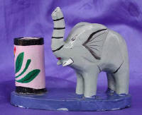 accents wood carving painted by art export bali indonesia