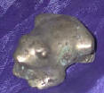 Silver Plated Bronze Frog