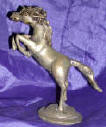 Silver Plated Bronze Horse